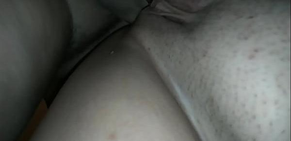  Got ride from kinda popular guy at work and before I knew it I had ass up face down and a big cock pounding me doggystyle as my parents got home......